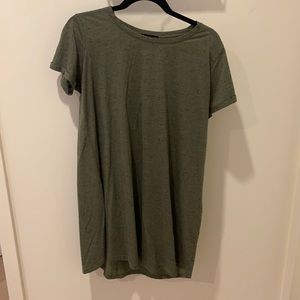 Green t shirt dress